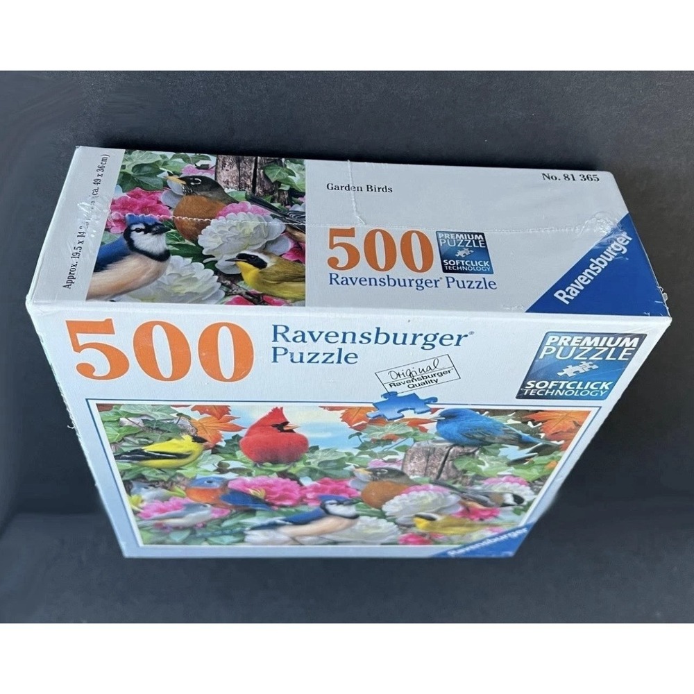 Garden Birds 2013 Ravensburger Puzzle New Sealed 500 pieces No 81 365 - Picture 3 of 5